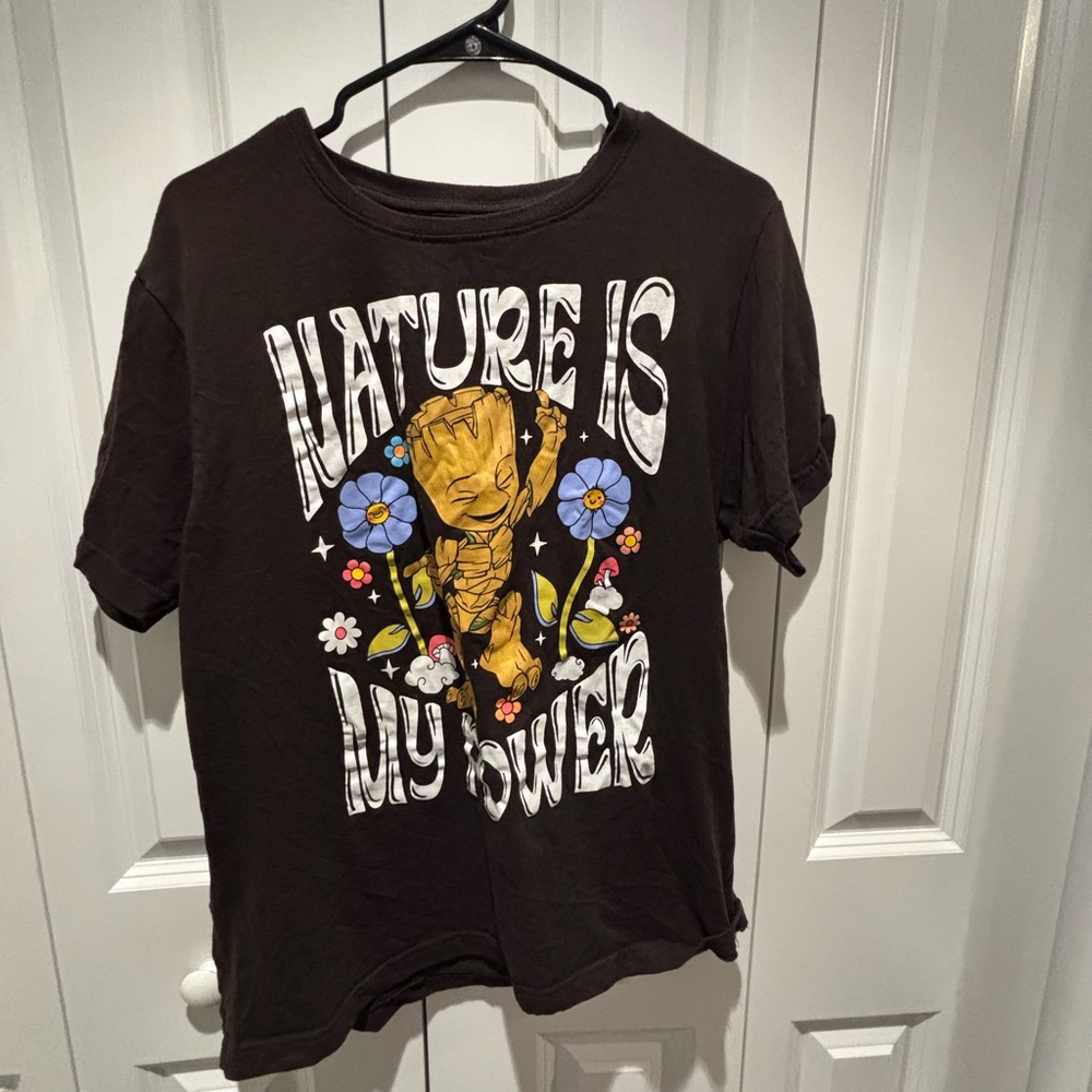Marvel Black and Yellow Short Sleeve Tee